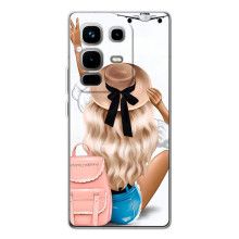 Чехол с печатью для Infinix Note 50 Pro - (Мода) (AlphaPrint) (Путешествие)