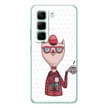 Чехол на тематику: Коты для Infinix Note 50 Pro – Кот аристократ