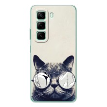 Чехол на тематику: Коты для Infinix Note 50 Pro – Модный кот