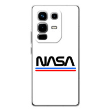 Силіконовый бампер з принтом "Наса" на Infinix Note 50 Pro