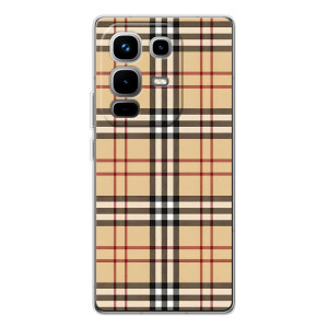 Чехол с Брендами одежды на Ноут 50 Про – Burberry стиль