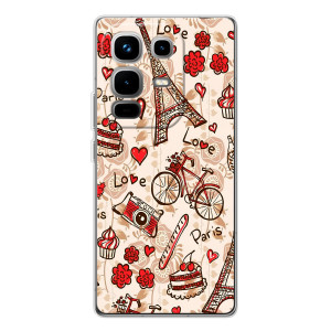 Чехол с Эйфелевой башней на Infinix Note 50 Pro – Париж мечта