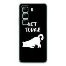 Бампер с изображением Котиков для Ноут 50 Про (Not Today)