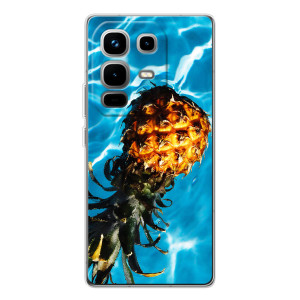Чехол с изображением  вкусной еды для Infinix Note 50 Pro – Ананас