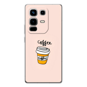 Чехол с изображением  вкусной еды для Infinix Note 50 Pro – Кружка кофе