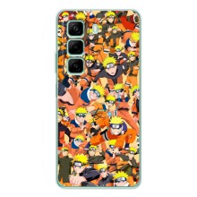 Чехлы с принтом Наруто на Infinix Note 50 Pro – Коллаж Наруто