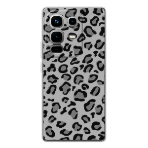 Чохол з леопардовим принтом на Infinix Note 50 Pro – Темний леопард