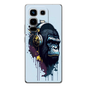 Чехол с Обезьянами Infinix Note 50 Pro - (AlphaPrint)