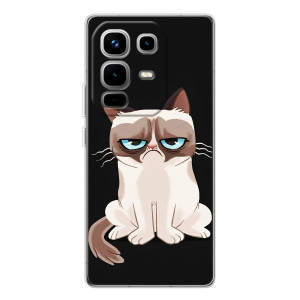 Чохол з принтом для Infinix Note 50 Pro (AlphaPrint) Модні коти