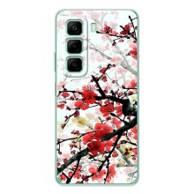 Чехол с принтом САКУРЫ на Infinix Note 50 Pro