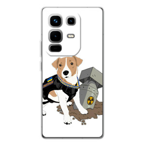 Чехол с принтом Собаки Патрон для Infinix Note 50 Pro – Пёс Патрон с ракетой