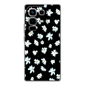 Чехол с ромашками на Infinix Note 50 Pro – Маленькие ромашки