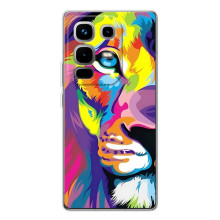 Чехол со Львом для Infinix Note 50 Pro (VPrint) (Яркий Лев)