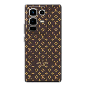 Чохол Стиль Louis Vuitton на Infinix Note 50 Pro – Фон Луі Віттон