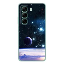 Чехол (ТПУ) с планетами на Infinix Note 50 Pro – Космический вид