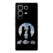 Чехлы Венсдей на Infinix Note 50 Pro Уэнсдей (AlphaPrint) (комната Уэнздей)