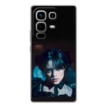 Чехлы Венсдей на Infinix Note 50 Pro Уэнсдей (AlphaPrint) (взгляд Уэнздей)