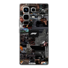 Чехол Формула1 на Infinix Note 50 Pro – Коллаж Ф1