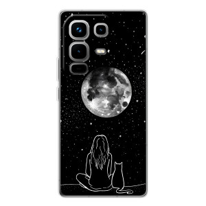 Чохол з малюнком кіт на Infinix Note 50 Pro