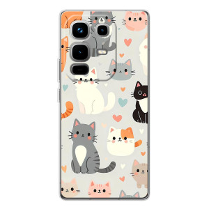 Чохол з малюнком кіт на Infinix Note 50 Pro