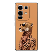 Чохол з принтом стильні тварини для Ноте 50 Про (Стильний леопард)