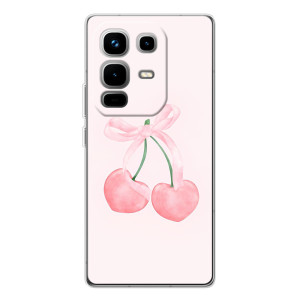 Чехол с розовым рисунком для Infinix Note 50 Pro