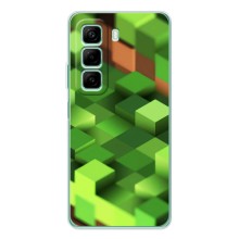 Чехлы для Infinix Note 50 Pro (Персонажи Майн Крафт) (Текстура)