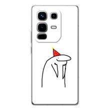 Прикольні Чохли з принтом "інтернет меми" для Infinix Note 50 Pro – Радісна мордочка
