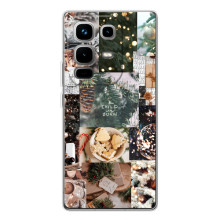 Різдвяні, Святкові Чохли для Ноте 50 Про (Різдвяний колаж)