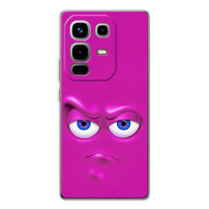 Силиконовые Чехлы (смешные стикеры) для Infinix Note 50 Pro – Хитрая мордочка