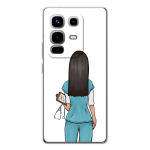 Силиконовый бампер (Работники) на Infinix Note 50 Pro – Доктор
