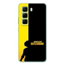Чехол (TPU) с картинкой "Лого Пабг" на Ноут 50 Про – Battlegrounds