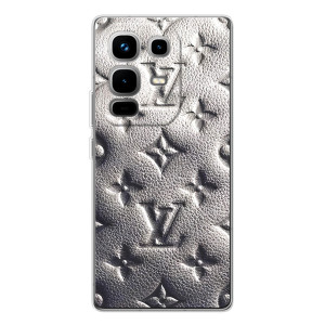 Текстурный Чехол Louis Vuitton для Ноут 50 Про – Бежевый ЛВ