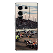 Чехол с прнтом Формула 1 на Infinix Note 50 Pro – Гонка Формула-1