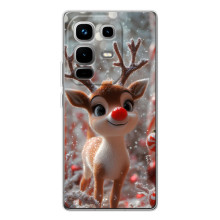 Яскравий чохол для Infinix Note 50 Pro з Зимові Оленята