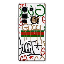 Брендновые Чехлы для Infinix Note 50 - (PREMIUMPrint) (Стиль GUUCI)