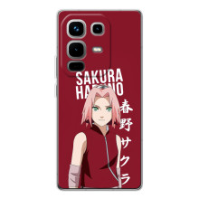 Чехлы Персонажи Аниме Наруто для Infinix Note 50 (AlphaPrint) (Аниме Сакура)