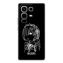 Чехлы Персонажи Аниме Наруто для Infinix Note 50 (AlphaPrint) (Re: Zero)