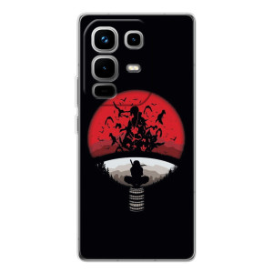 Чехлы с картинкой Итачи Учиха на Infinix Note 50 – Итачи на черном