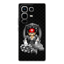 Чехлы с крутыми принтами для Infinix Note 50 - (PREMIUMPrint) (Супер Марио)