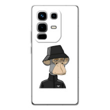 Чехлы с Обезьянами NFT для Infinix Note 50 (AlphaPrint) (обезьяна NFT Adidas)