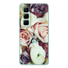 Чехлы с принтом Розочки для Infinix Note 50 – Букет РОЗ