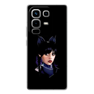Чохол з картинкою Венсдей на Infinix Note 50 – Мила Венсдей