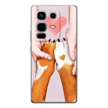 Чехлы с собаками для Infinix Note 50 (VPrint) (Любовь к собакам)