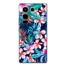 Чехол для Ноте 50 - с принтом (Дизайнерские) (AlphaPrint) (Красочные цветы)