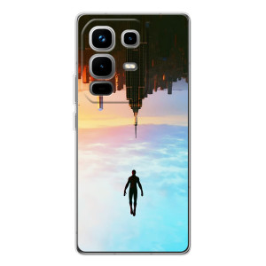 Чехол с человеком пауком для Infinix Note 50 - (AlphaPrint)