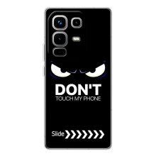Чехол для Ноте 50 - (AlphaPrint) с печатью (ТОП продаж) (Не трогай телефон)