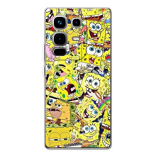 Чехол Губка Боб для Ноте 50 (Эмоции Спанч Боба)