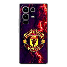 Чехол Манчестер Юнайтед для Ноте 50 (AlphaPrint) (огненный Манчестер)