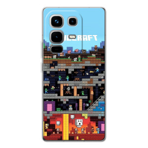 Чехол Майнкрафт на Infinix Note 50 (AlphaPrint) Minecraft